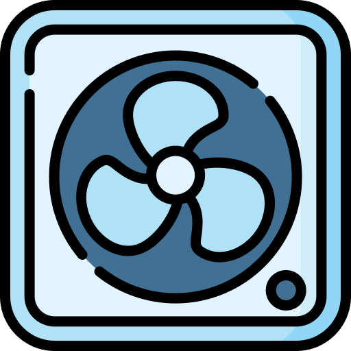 Fan fan fresh air cooler icon