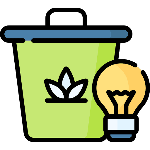 Energy sustainability energy bin icon Energy sustainability energy bin icon