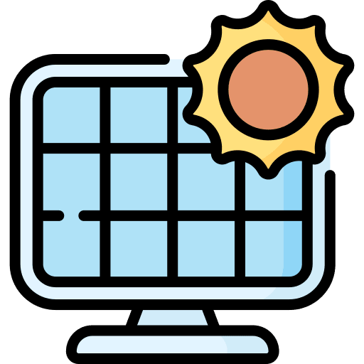 Solar panel ecology power solar panel icon Solar panel ecology power solar panel icon