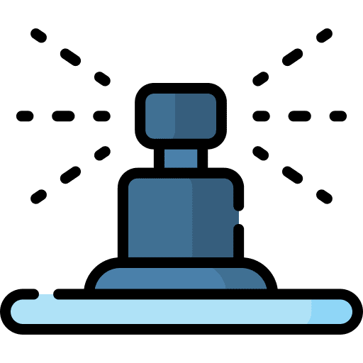 Watering irrigation system nature plant icon Watering irrigation system nature plant icon