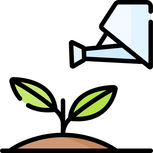 Watering plant farming and gardening watering icon Watering plant farming and gardening watering icon