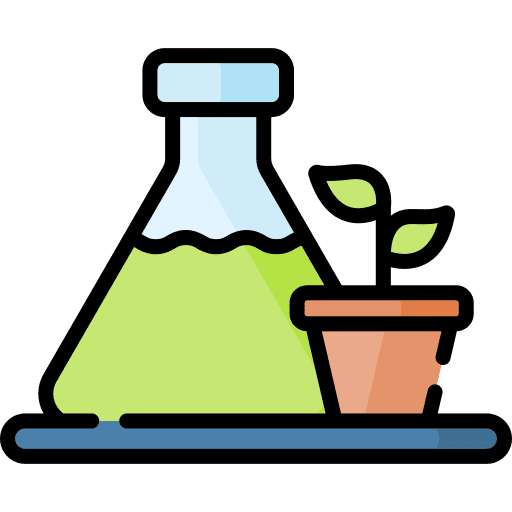 Experiment farming and gardening plant biology icon Experiment farming and gardening plant biology icon