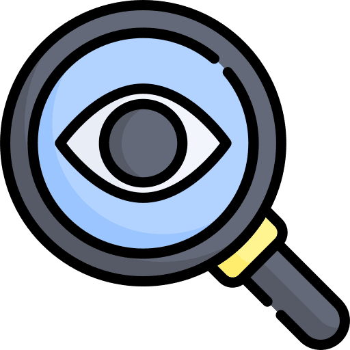 Investigation magnifying glass research investigate icon