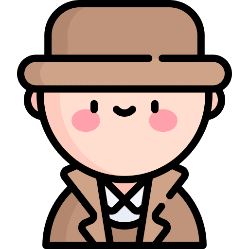 Detective profession job occupation icon