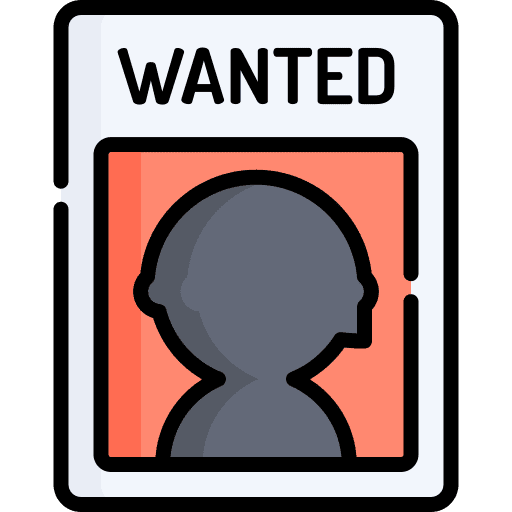 Wanted poster signaling cultures icon