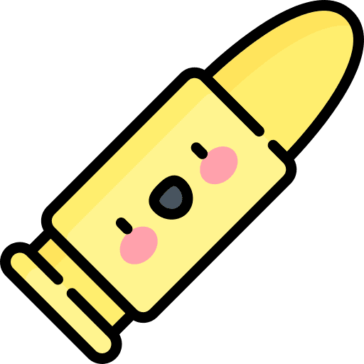Bullet detective evidence gun icon
