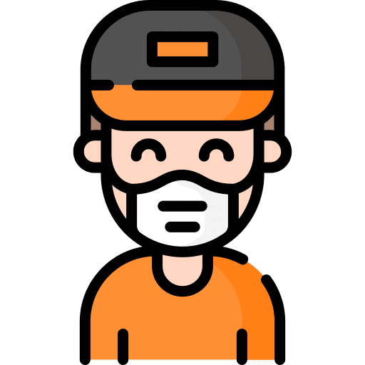 Man coronavirus people avatar icon