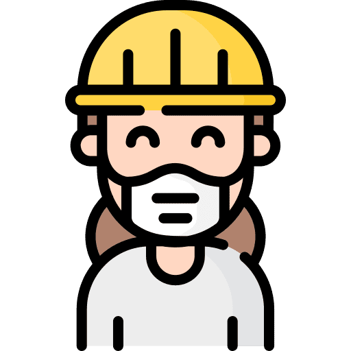 Engineer people woman engineer icon