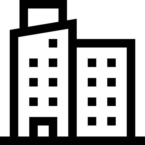 Apartment apartment block residential icon