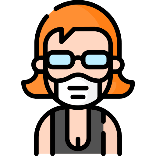 Woman people covid 19 woman icon