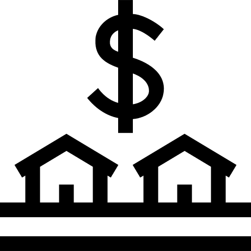 Buy real state house rent icon