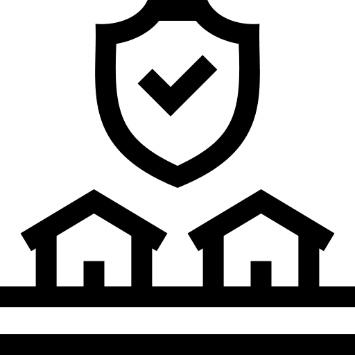 Auction residence buildings loan icon