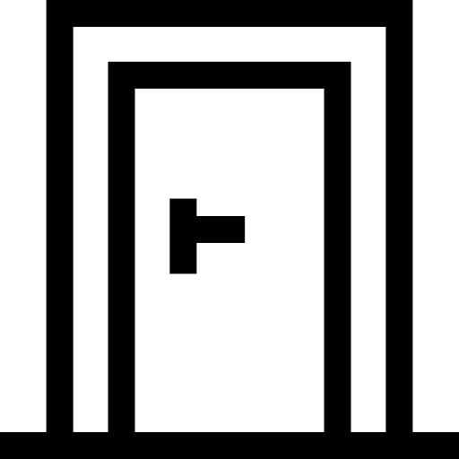 Door entrance house door icon