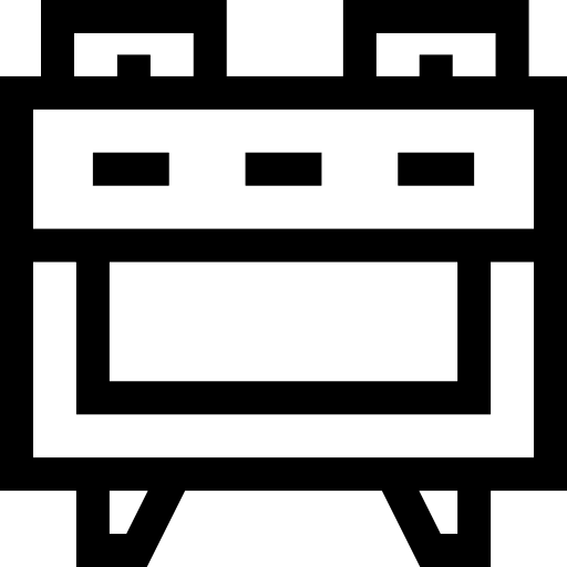 Gas stove furniture and household cooker gas stove icon