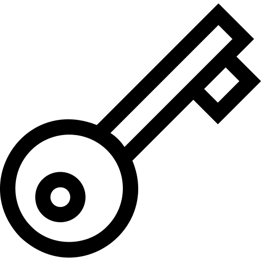 Key tools and utensils security passkey icon