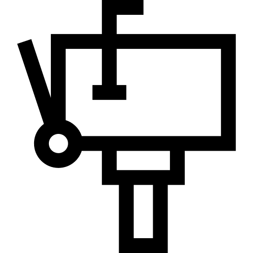 Mailbox delivery envelope letter icon