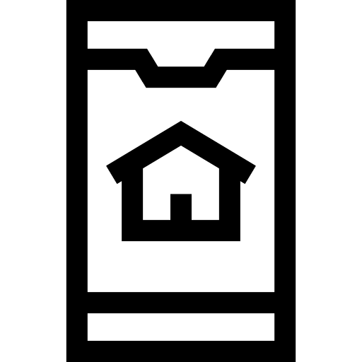 Smart control mobile automation smart house icon