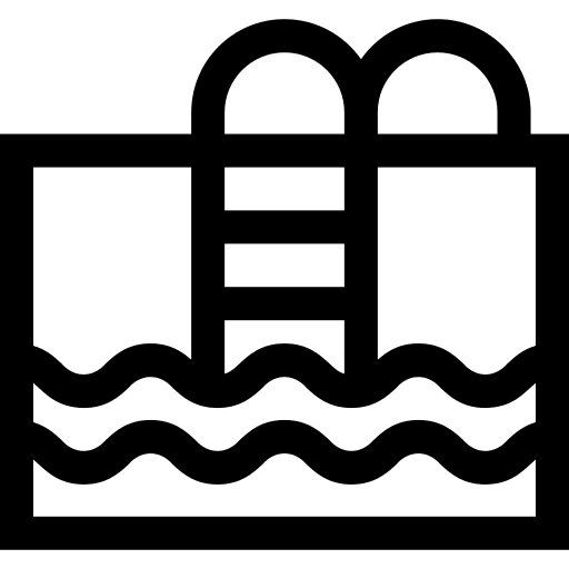 Swimming pool ladder swimming pool holidays icon