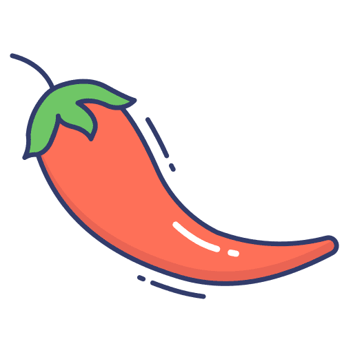 Chili pepper chili pepper hot healthy food icon