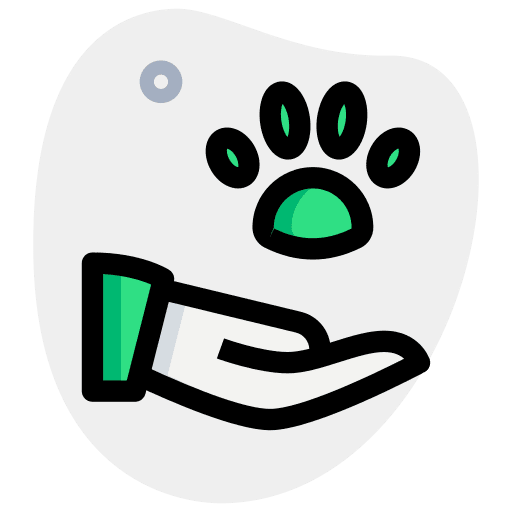 Share paw pawprint veterinary icon