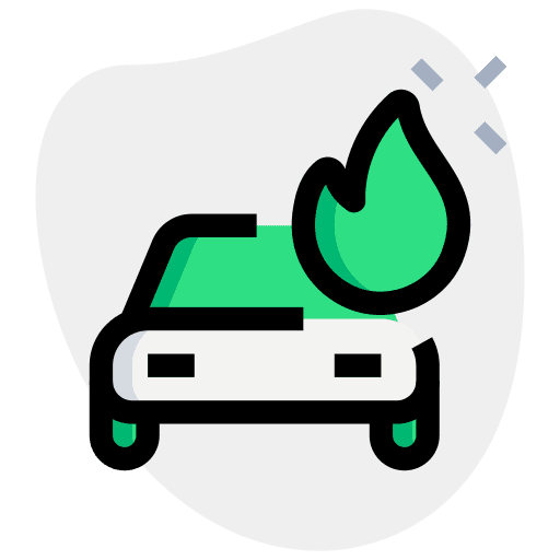 Fire flame burning danger icon