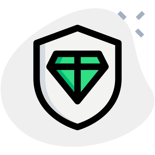 Insurance security glamour premium icon