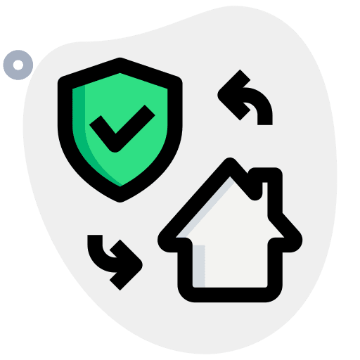 Home insurance protection security home insurance icon