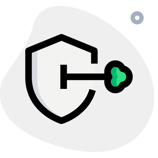 Lock insurance security authorization icon