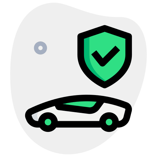 Protection auto shield car icon