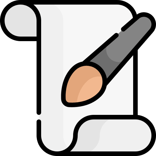 Caligraphy roll rolls caligraphy icon