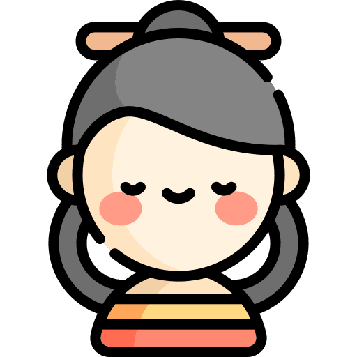 Empress traditional japan japanese icon