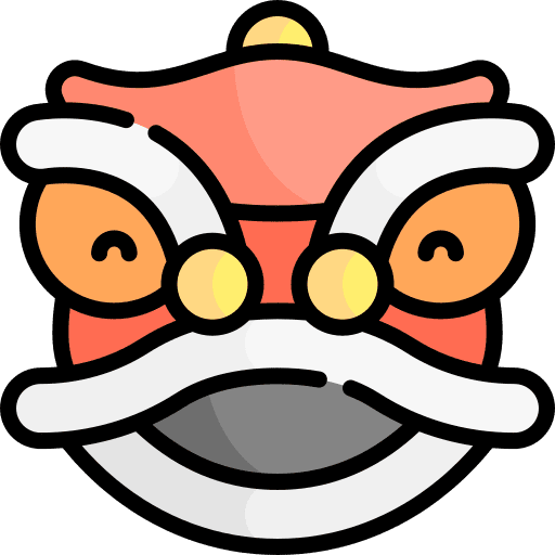 Lion lion lion dance china icon