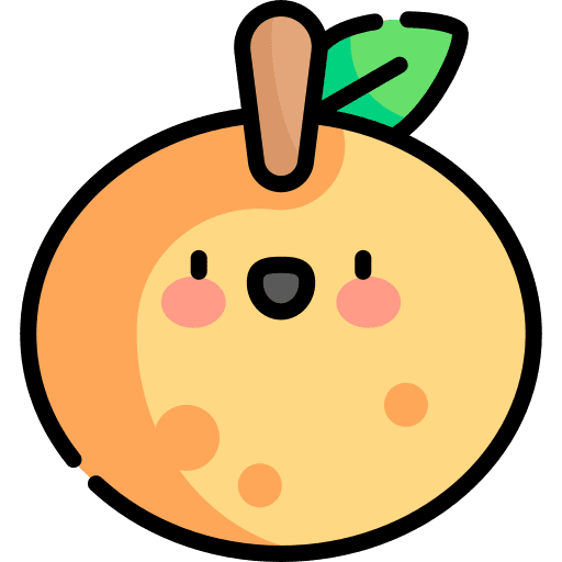 Mandarin piece diet organic icon