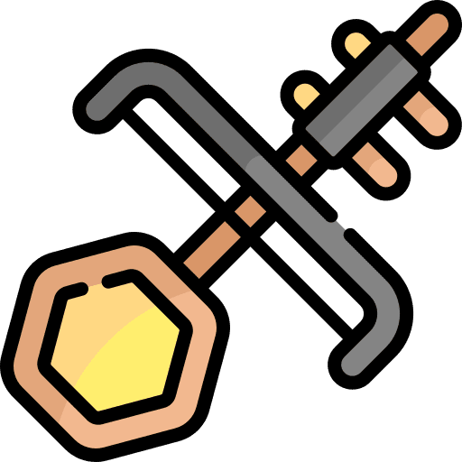 Erhu erhu china musical instrument icon
