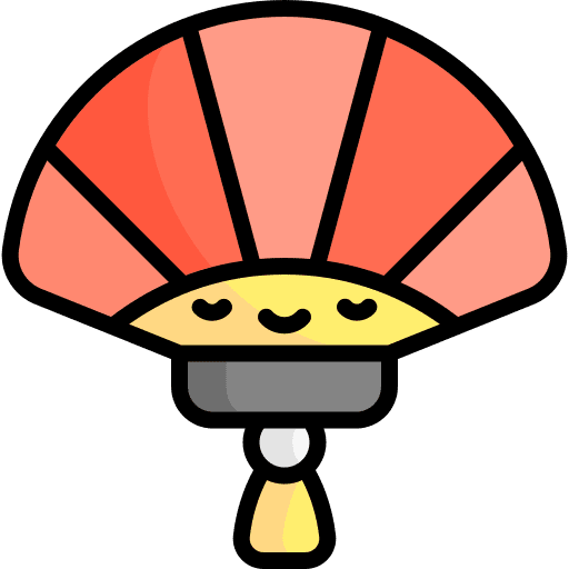 Fan celebration fashion fan icon