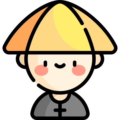 Man people asian avatar icon