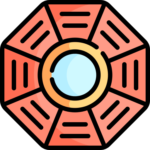 Pa kua mirror holidays chinese cultures icon