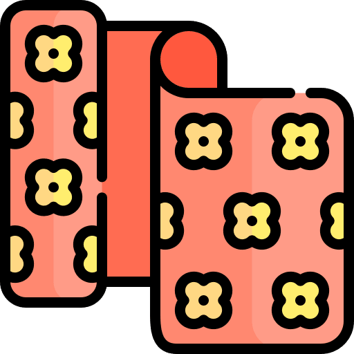 Silk decoration plant ornament icon