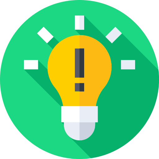 Idea innovation eureka business icon