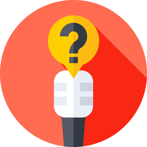 Microphone communications microphone question mark icon Microphone communications microphone question mark icon