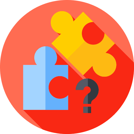 Puzzle riddle question mark puzzle icon Puzzle riddle question mark puzzle icon