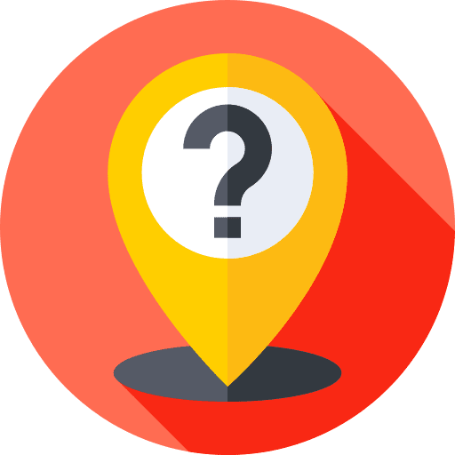Question question mark interface location icon Question question mark interface location icon