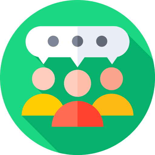 Team communications speech bubble people icon Team communications speech bubble people icon