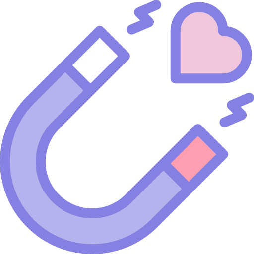 Love attraction appeal love icon Love attraction appeal love icon