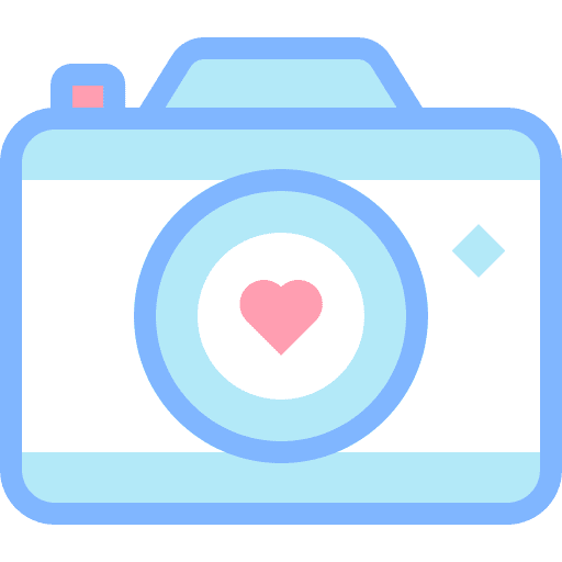 Camera photography love camera icon Camera photography love camera icon