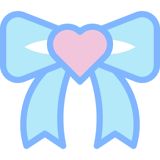 Ribbon decoration bow gift icon Ribbon decoration bow gift icon