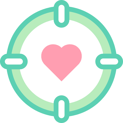 Target love and romance target valentines day icon Target love and romance target valentines day icon