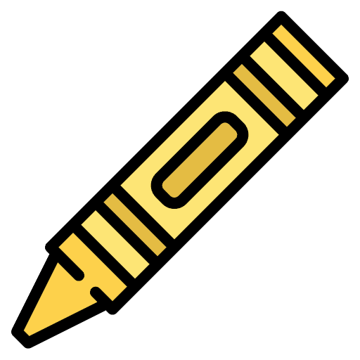 Crayon crayon education colours icon