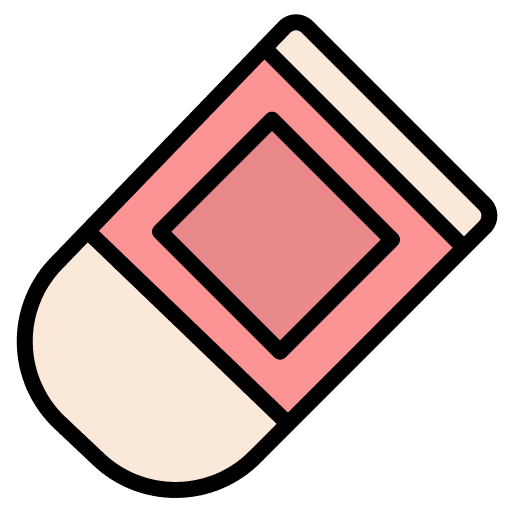 Eraser remove miscellaneous eraser icon