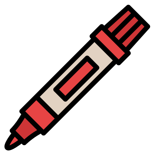 Marker write color miscellaneous icon
